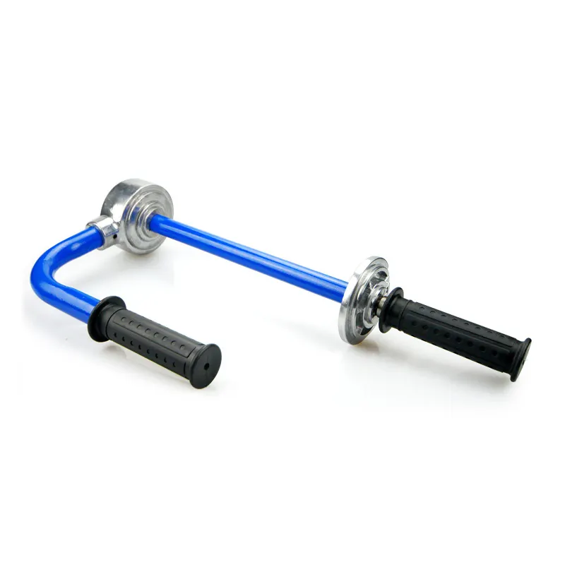 Hand use stretch film dispenser for easy and efficient wrapping, suitable for pallet and box packaging