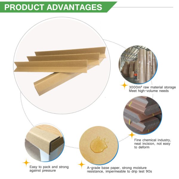 L shape pallet carton edgeboard paper corner protector - 图片 3