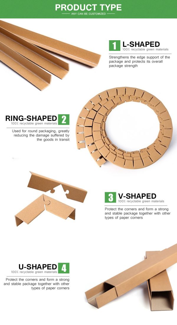 L shape pallet carton edgeboard paper corner protector - 图片 2