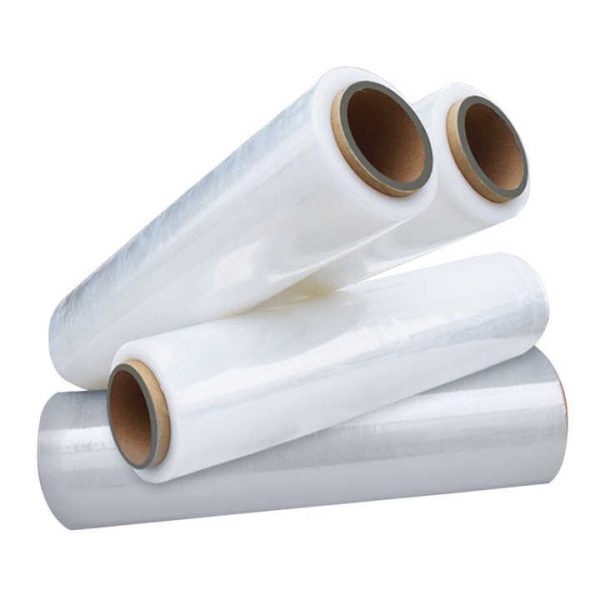 Rolls of high-quality stretch film for packaging and product protection