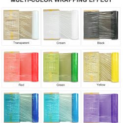 Rolls of high-quality stretch film for packaging and product protection