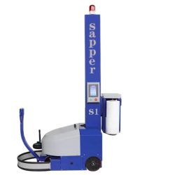 Self-Propelled Portable Moving And Intelligent Film Pallet Wrapping Automatic Robot Stretch Wrapper Machine